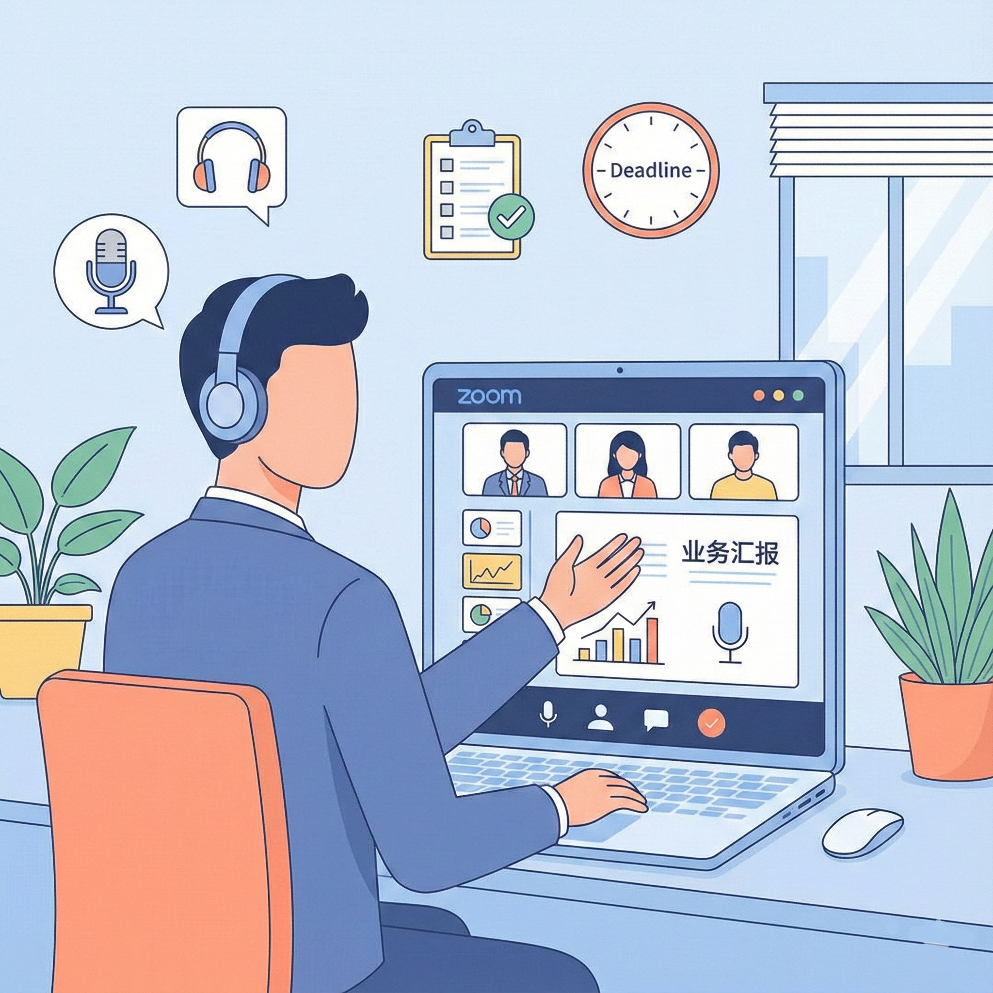 Họp, tr&igrave;nh b&agrave;y bằng tiếng Trung